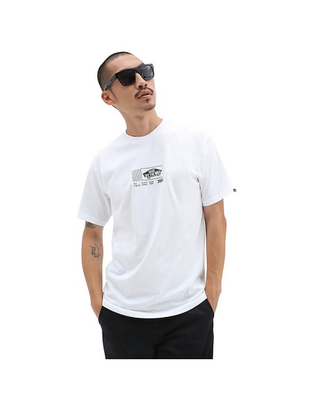 Vans Transfixed 3 T-Shirt White- VN0006CUWHT