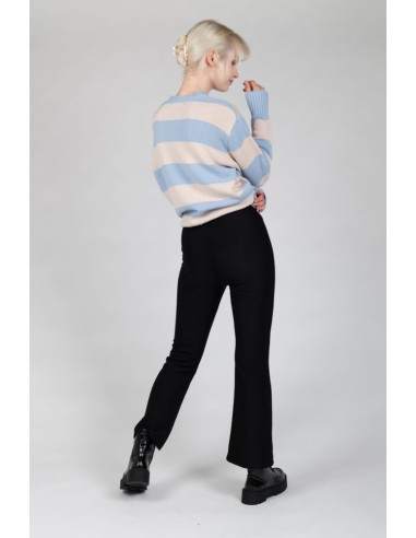 24COLOURS BLACK  RIPPED PANTS -60693a 24COLOURS BLACK  RIPPED PANTS -60693a