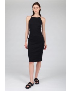 24Colors Midi Dress Black -... 2