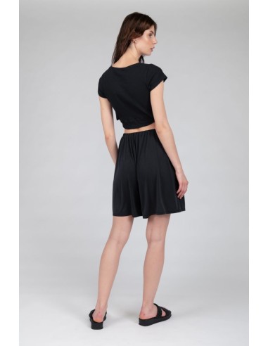 24COLOURS Black Shorts - 60737