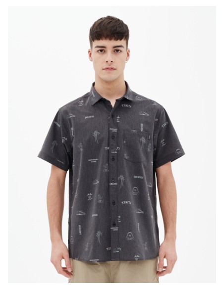 copy of EMERSON ΑΝΔΡΙΚΟ ΕΛΑΣΤΙΚΟ ΚΟΝΤΟΜΑΝΙΚΟ ΠΟΥΚΑΜΙΣΟ ΜΕ ΤΡΟΠΙΚΟ ΜΟΤΙΒΟ ΛΕΥΚΟ -221.EM61.03