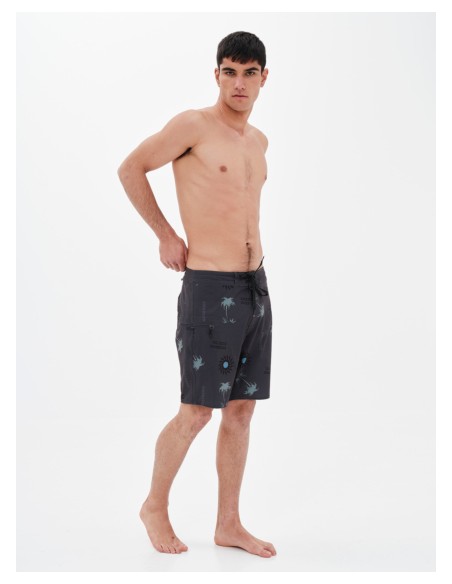 EMERSON SURF CO. ΑΝΔΡΙΚΟ ΑΝΑΚΥΚΛΩΜΕΝΟ BOARDSHORTS 49εκ. pr299 OFF BLACK-221.EM524.25CR