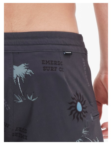 copy of EMERSON SURF CO. ΑΝΔΡΙΚΟ ΑΝΑΚΥΚΛΩΜΕΝΟ BOARDSHORTS 49εκ. pr283 BLACK-221.EM524.25CR