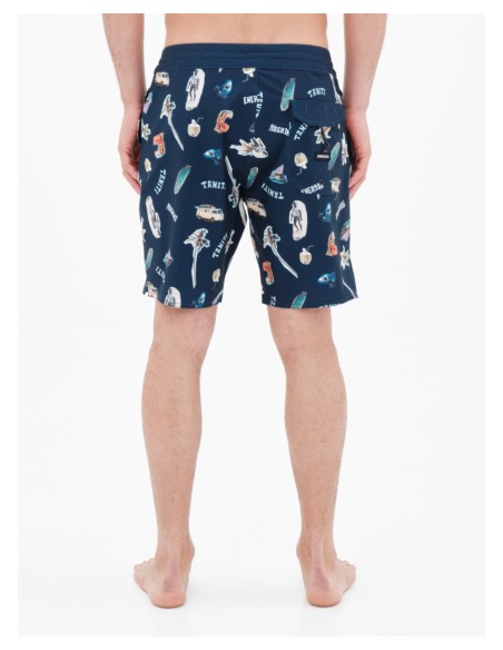 EMERSON ΑΝΔΡΙΚΟ ΑΝΑΚΥΚΛΩΜΕΝΟ TROPICAL LEISURE BOARDSHORTS 49εκ. PR281 NAVY BLUE-221.EM524.19CR