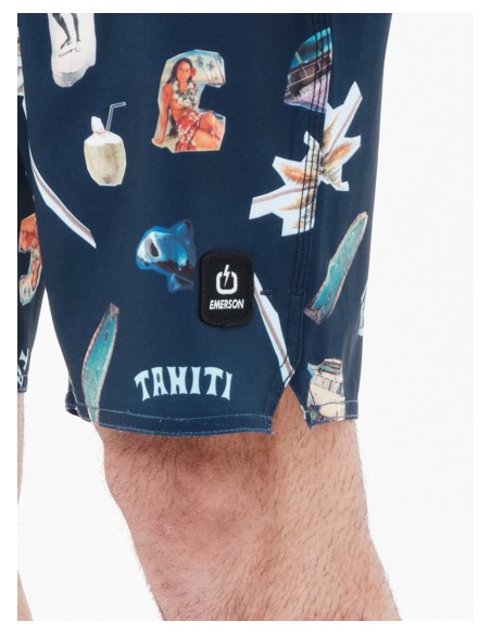 copy of EMERSON SURF CO. ΑΝΔΡΙΚΟ ΑΝΑΚΥΚΛΩΜΕΝΟ BOARDSHORTS 49εκ. pr283 BLACK-221.EM524.25CR