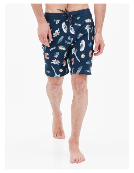 EMERSON ΑΝΔΡΙΚΟ ΑΝΑΚΥΚΛΩΜΕΝΟ TROPICAL LEISURE BOARDSHORTS 49εκ. PR281 NAVY BLUE-221.EM524.19CR