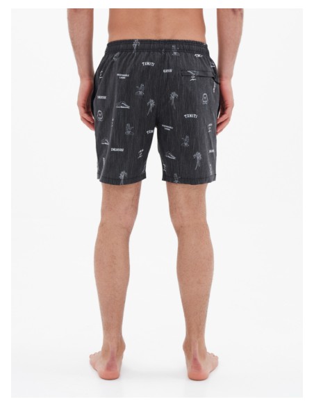 copy of EMERSON SURF CO. ΑΝΔΡΙΚΟ ΑΝΑΚΥΚΛΩΜΕΝΟ BOARDSHORTS 49εκ. pr283 BLACK-221.EM524.25CR