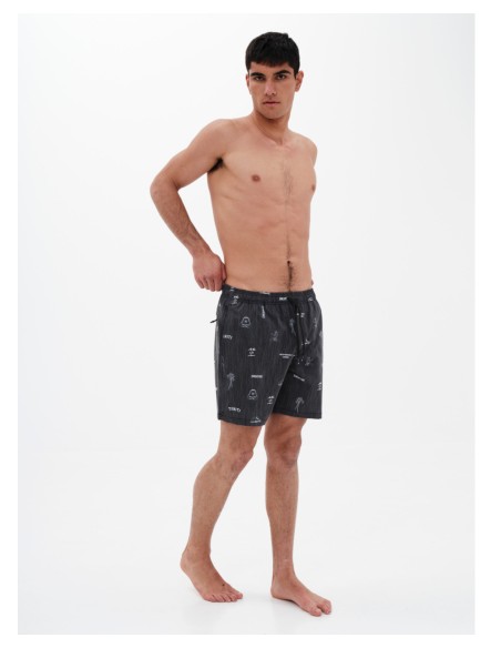 copy of EMERSON SURF CO. ΑΝΔΡΙΚΟ ΑΝΑΚΥΚΛΩΜΕΝΟ BOARDSHORTS 49εκ. pr283 BLACK-221.EM524.25CR