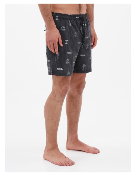 copy of EMERSON SURF CO. ΑΝΔΡΙΚΟ ΑΝΑΚΥΚΛΩΜΕΝΟ BOARDSHORTS 49εκ. pr283 BLACK-221.EM524.25CR