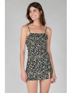 24Colors Floral Dress with...