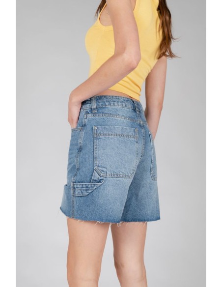 24 colours Blue Denim Shorts - 80322