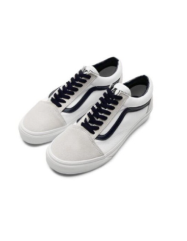 Vans Old Skool Club White Navy -VN0005UFYY2