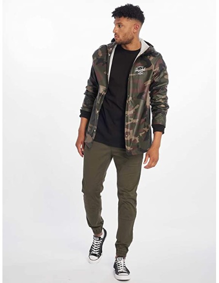 HERSCHEL MEN'S RAINWEAR CLASSIC /  WOODLAND CAMO/BLACK -50001-000312