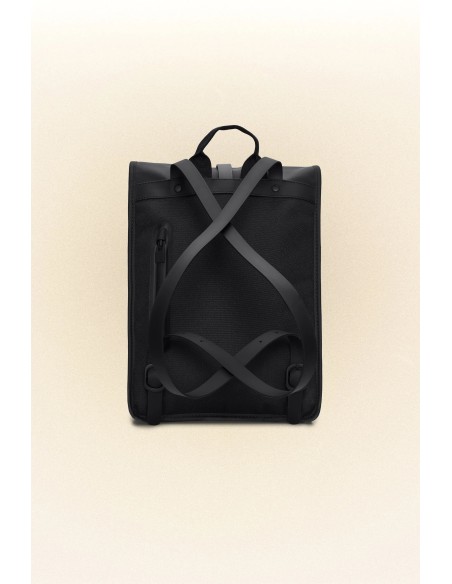 Rains Rolltop Rucksack Mini W3 Σακίδιο Πλάτης Αδιάβροχο  - 13330-black