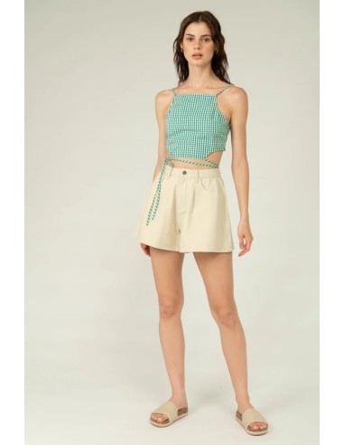 24COLOURS Desert Oasis Denim Shorts -...