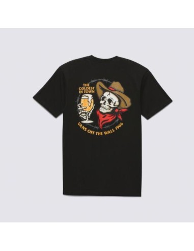 VANS COLDEST IN TOWN TEE BLACK-VN0008RMBLK1