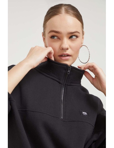 Leighton Mock Neck Flee MSCA BLA