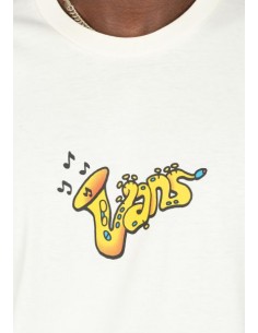 Vans Jazz Logo SS Krem T-Shirt 2