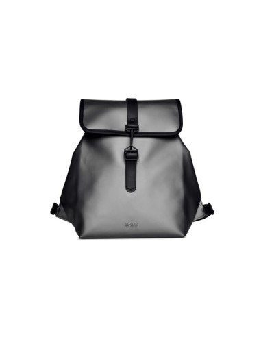 RAINS BUCKET BACKPACK W3 - METALLIC GREY