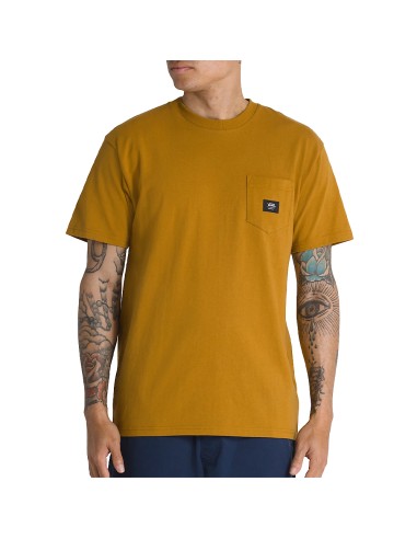 Vans |Vans t-shirt mn woven patch pocket golden MAN Vans VN0A5KD91M7