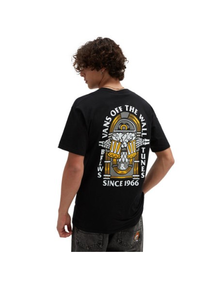VANS BREW BROS TUNES SS TEE-VN0008EXBLK