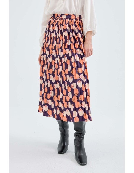 Compania Fantastica Printed Skirt-33C/41008