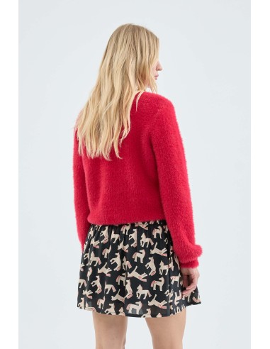 Compania Fantastica Red Pullover-33C/10202