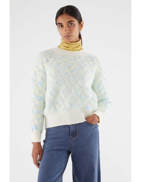 Compania Fantastica Jacquard knit sweater-34C/10504