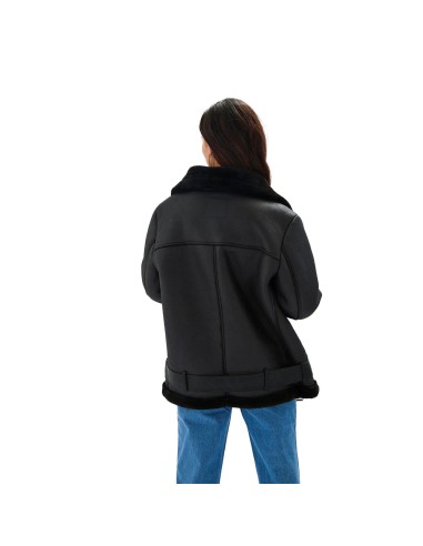 24 Colours Faux Fur Biker Jacket-90434