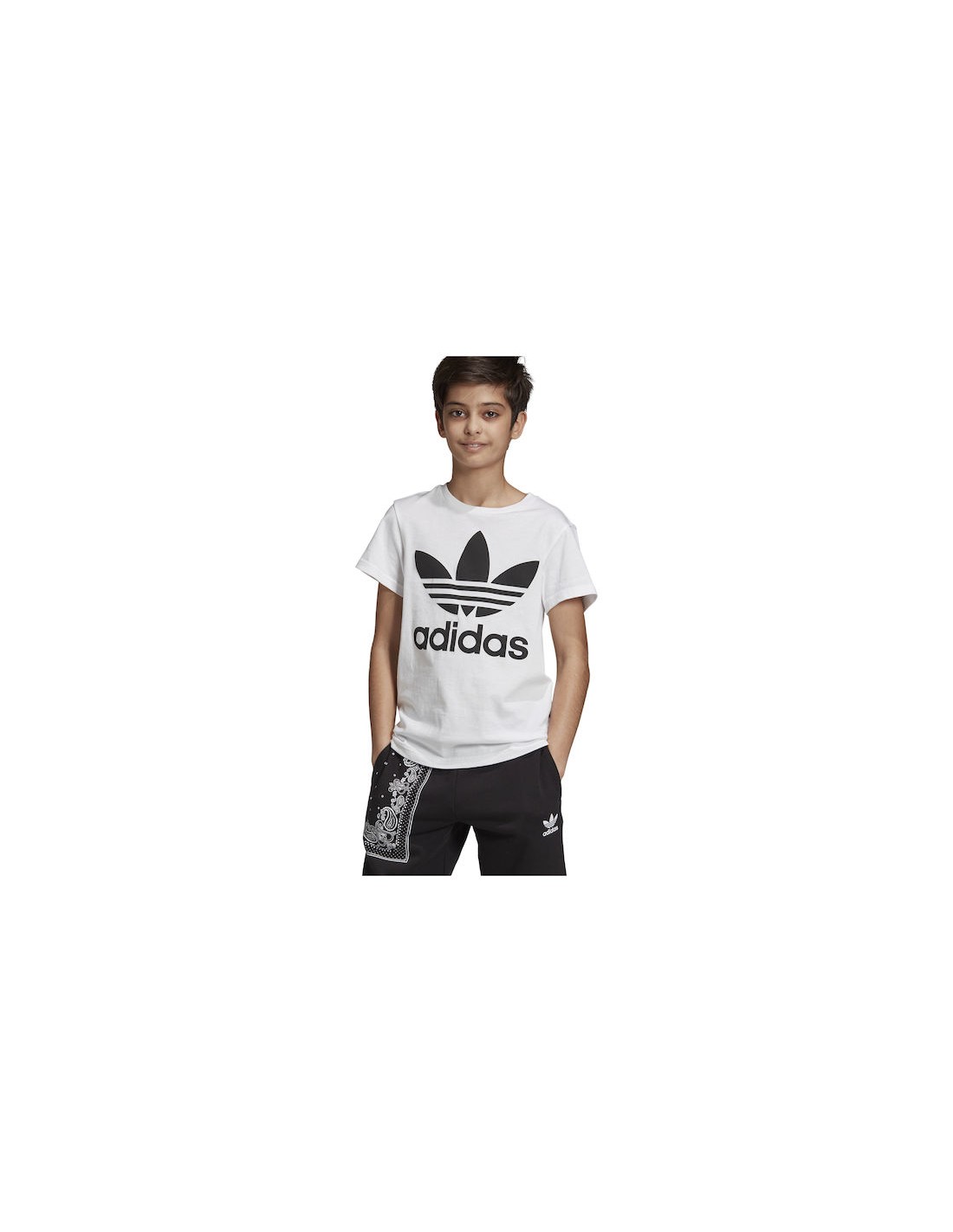 Adidas Originals Trelfoil Kid s T Shirt White DV2904