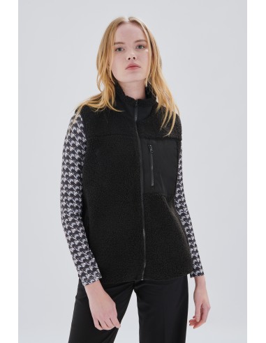 24 Colours Black Sleeveless Vest -90416b