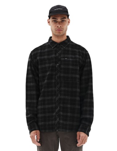 Emerson Overshirt Black Grey-232.EM60.60