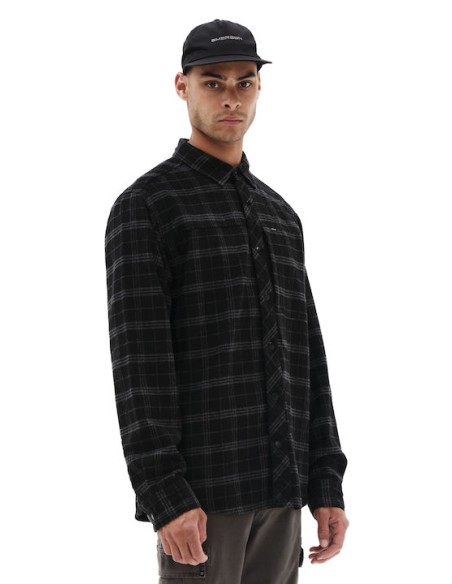 Emerson Overshirt Black Grey-232.EM60.60