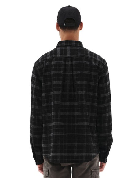 Emerson Overshirt Black Grey-232.EM60.60