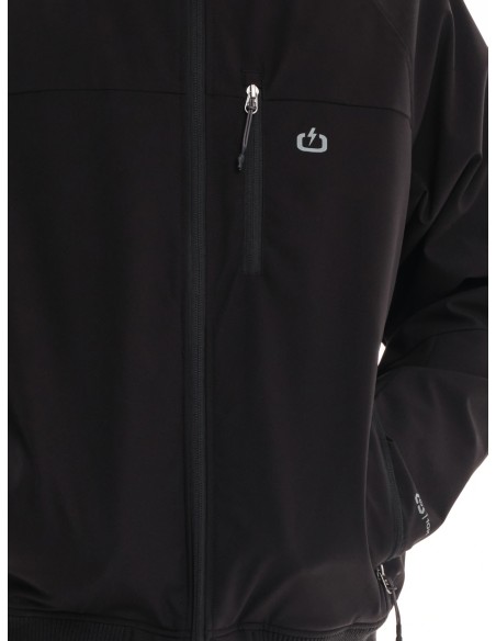 EMERSON ΜΠΟΥΦΑΝ BOMBER ΡΑΓΚΛΑΝ ΜΕ ΚΟΥΚΟΥΛΑ BLACK - 232.EM10.19