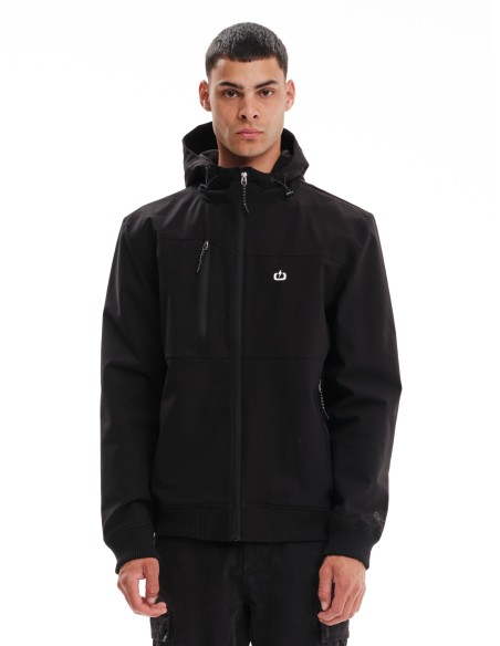 EMERSON ΜΠΟΥΦΑΝ BOMBER ΜΕ ΚΟΥΚΟΥΛΑ BLACK- 232.EM10.37