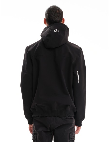EMERSON ΜΠΟΥΦΑΝ BOMBER ΜΕ ΚΟΥΚΟΥΛΑ BLACK- 232.EM10.37