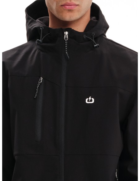EMERSON ΜΠΟΥΦΑΝ BOMBER ΜΕ ΚΟΥΚΟΥΛΑ BLACK- 232.EM10.37