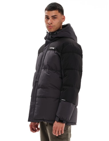 EMERSON ΜΠΟΥΦΑΝ PUFFER ΜΕ ΚΟΥΚΟΥΛΑ EBONY/BLACK - 232.EM10.57