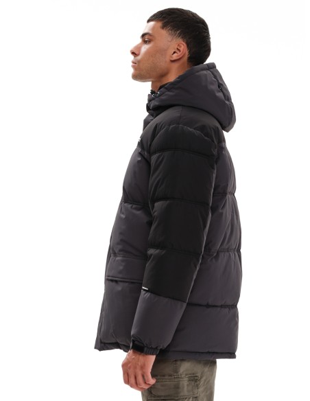 EMERSON ΜΠΟΥΦΑΝ PUFFER ΜΕ ΚΟΥΚΟΥΛΑ EBONY/BLACK - 232.EM10.57