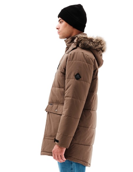 EMERSON ΜΠΟΥΦΑΝ ΜΑΚΡΥ PUFFER ΜΕ ΚΟΥΚΟΥΛΑ CAMEL-232.EM10.68