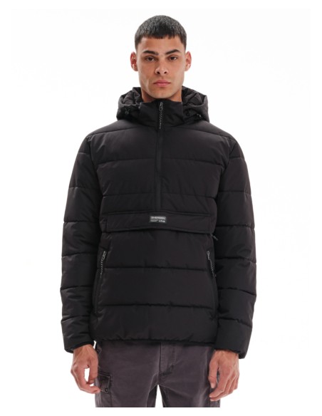 EMERSON ΜΠΟΥΦΑΝ PUFFER ΜΕ ΑΠΟΣΠΩΜΕΝΗ ΚΟΥΚΟΥΛΑ BLACK- 232.EM10.69