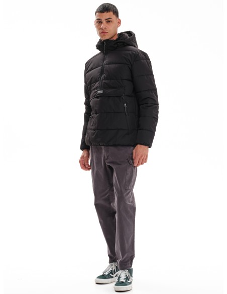 EMERSON ΜΠΟΥΦΑΝ PUFFER ΜΕ ΑΠΟΣΠΩΜΕΝΗ ΚΟΥΚΟΥΛΑ BLACK- 232.EM10.69