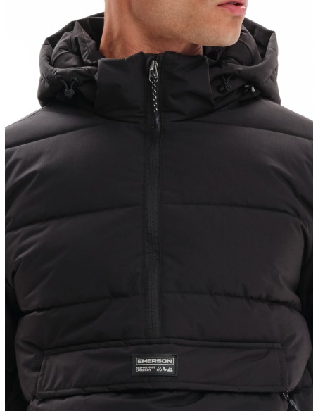 EMERSON ΜΠΟΥΦΑΝ PUFFER ΜΕ ΑΠΟΣΠΩΜΕΝΗ ΚΟΥΚΟΥΛΑ BLACK- 232.EM10.69