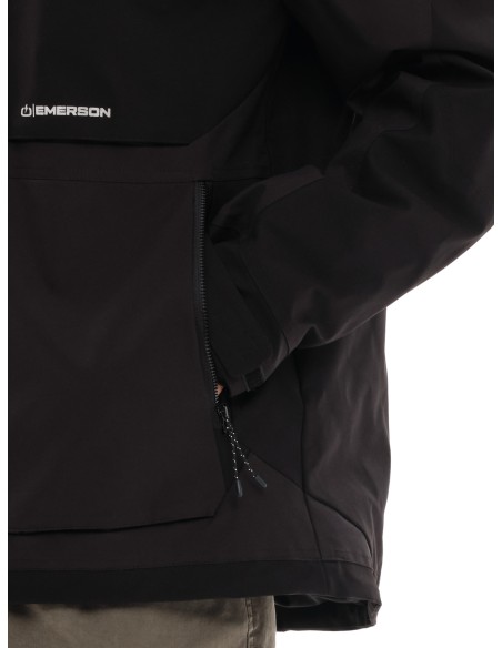 EMERSON ΜΠΟΥΦΑΝ ΜΕ ΚΟΥΚΟΥΛΑ BLACK/BLACK - 232.EM10.73