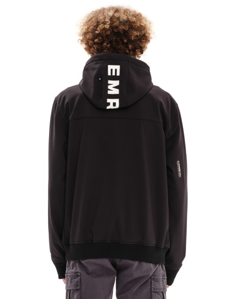 EMERSON ΜΠΟΥΦΑΝ BONDED BOMBER ΜΕ ΚΟΥΚΟΥΛΑ BLACK/PINE-  232.EM11.37