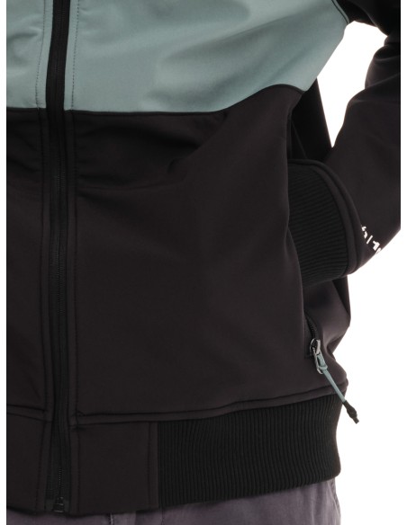 EMERSON ΜΠΟΥΦΑΝ BONDED BOMBER ΜΕ ΚΟΥΚΟΥΛΑ BLACK/PINE-  232.EM11.37