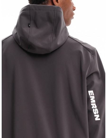 EMERSON ΜΠΟΥΦΑΝ BONDED BOMBER ΜΕ ΚΟΥΚΟΥΛΑ D.GREY-  232.EM11.78