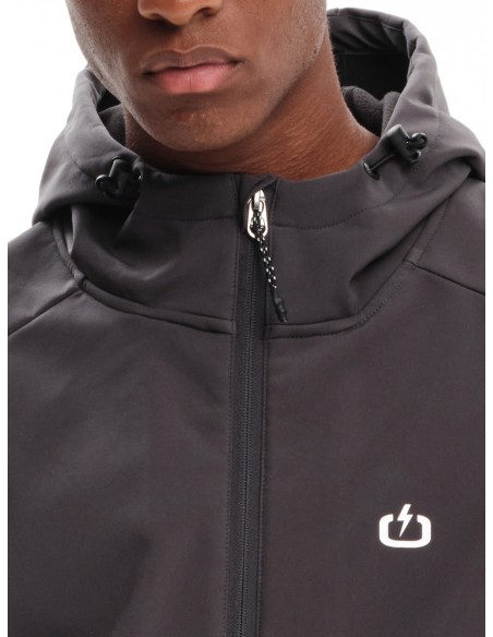 EMERSON ΜΠΟΥΦΑΝ BONDED BOMBER ΜΕ ΚΟΥΚΟΥΛΑ D.GREY-  232.EM11.78