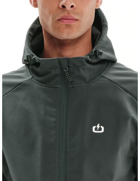 EMERSON ΜΠΟΥΦΑΝ BONDED BOMBER ΜΕ ΚΟΥΚΟΥΛΑ DARK GREEN-  232.EM11.78